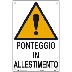 CARTELLO PONT.IN ALLESTIMENTO 50X70