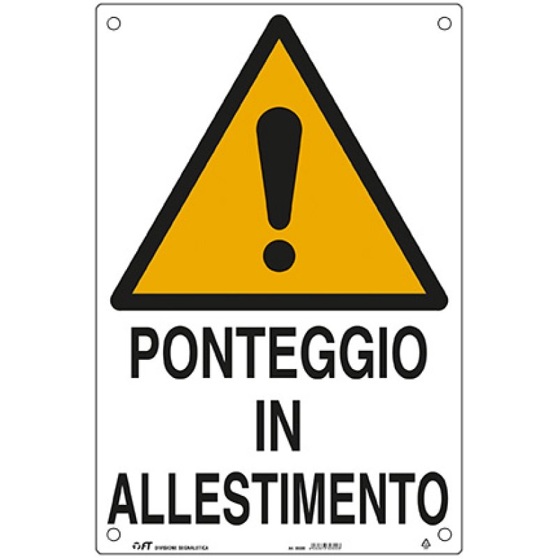 CARTELLO PONT.IN ALLESTIMENTO 50X70